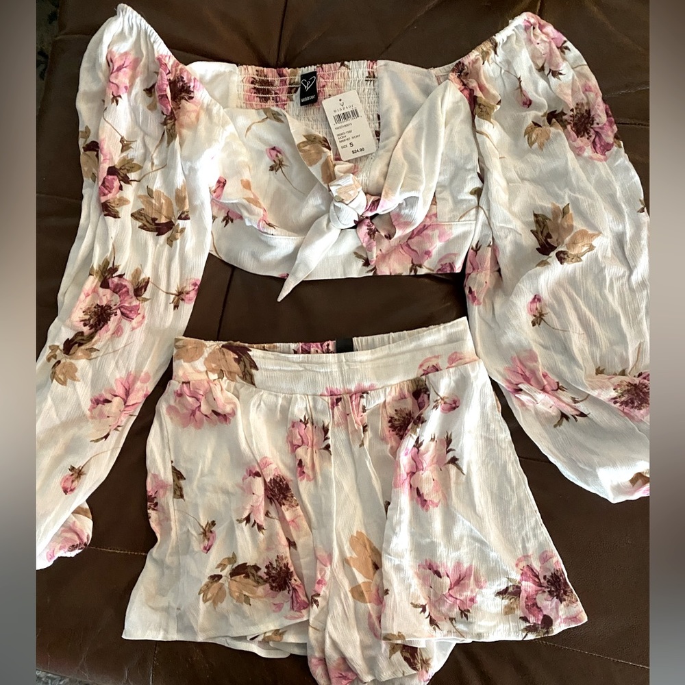 Windsor skirt shorts and top set